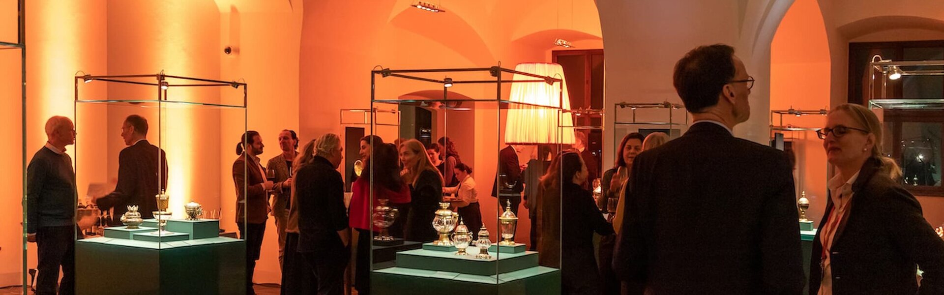 Stehempfang im Foyer des Historischen Grünen Gewölbe